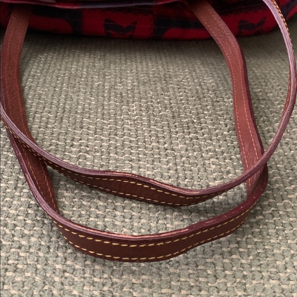 Vintage Dooney and Burke Canvas with Leather Trim - Picture 5 of 15